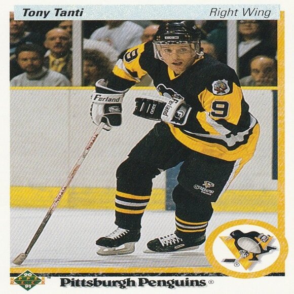 Tony Tanti Pittsburgh Penguins NHL Hockey Card Collection  - 3 Card Set - Picture 4 of 4